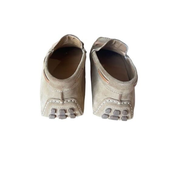 Zara Beige Mens Slip On Moccasin Bow Moc Toe Casual Loafer Shoes Size 43 - Picture 12 of 12